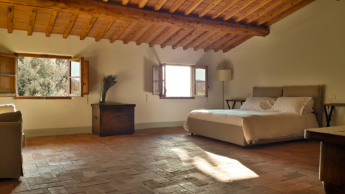 Farmhouse Tuscany Villa Gorgognano Rooms